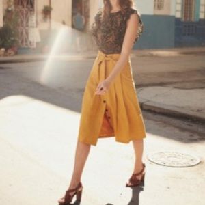 Sézane Amandine Skirt Curry color